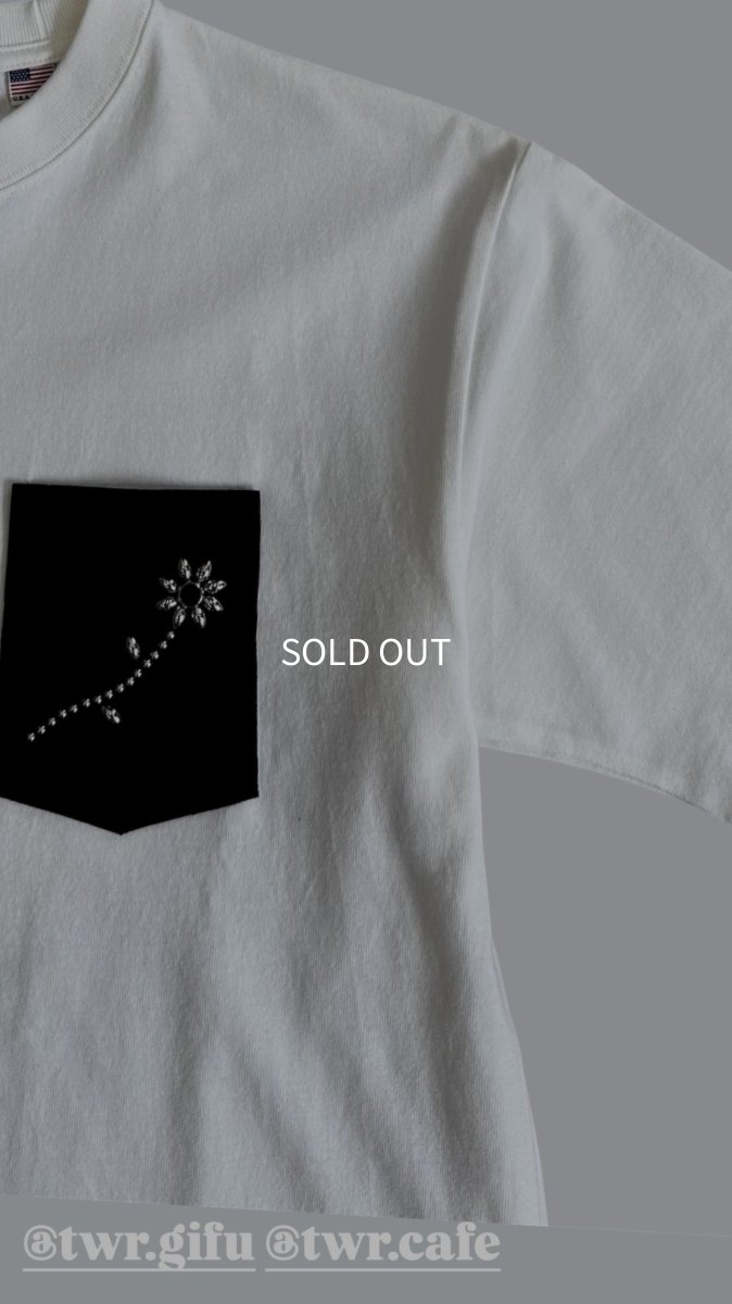 画像5: ＴＷＲオリジナル　スタッズレザーポケットＴシャツ (5)