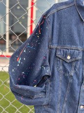 画像2: ＴＷＲリメイク　スプラッシュデニムシャツ (2)