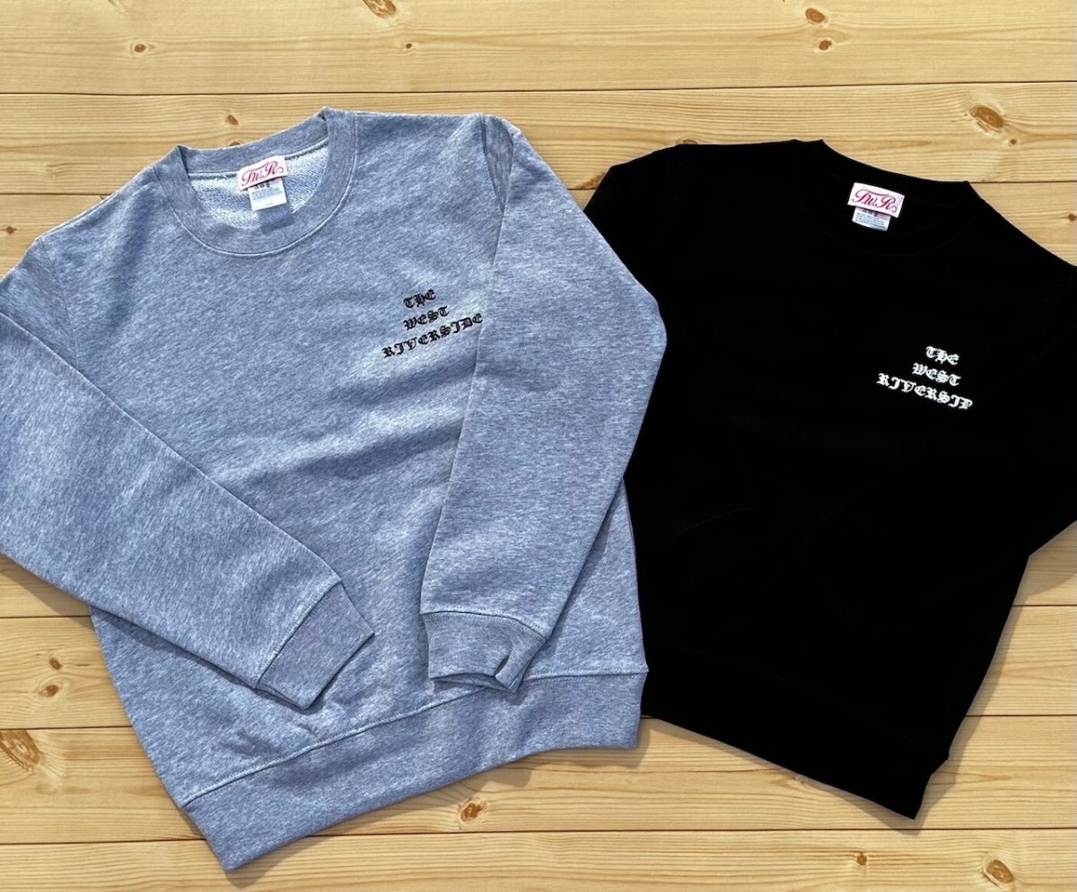 画像2: ＴＷＲオリジナル　【ＫＩＤＳ】花文字ロゴクルーネック　スウェット (2)