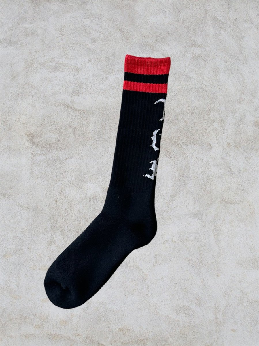 画像7: ＴＷＲオリジナル　花文字入りラインソックス (7)