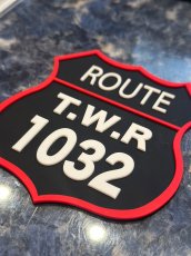 画像1: ＴＷＲオリジナル　ＲＯＵＴＥ　ＴＷＲ１０３２コースター (1)